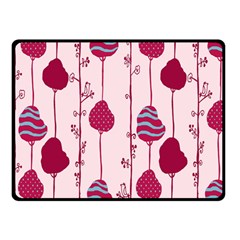 Flower Floral Mpink Frame Double Sided Fleece Blanket (small)  by Mariart