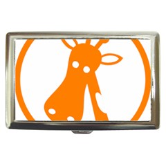 Giraffe Animals Face Orange Cigarette Money Cases by Mariart