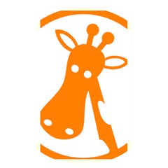 Giraffe Animals Face Orange Memory Card Reader by Mariart