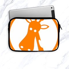 Giraffe Animals Face Orange Apple Ipad Mini Zipper Cases by Mariart