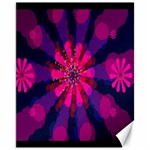 Flower Red Pink Purple Star Sunflower Canvas 11  x 14   10.95 x13.48  Canvas - 1