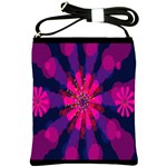 Flower Red Pink Purple Star Sunflower Shoulder Sling Bags Front