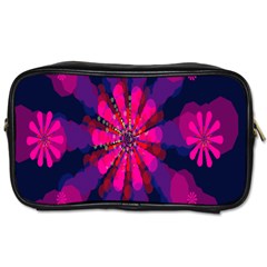 Flower Red Pink Purple Star Sunflower Toiletries Bags 2-side by Mariart