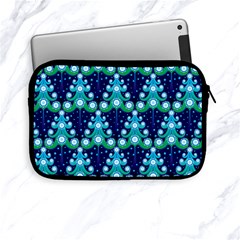 Christmas Tree Snow Green Blue Apple Ipad Mini Zipper Cases by Mariart