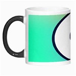 Illustrated Circle Round Polka Rainbow Morph Mugs Left