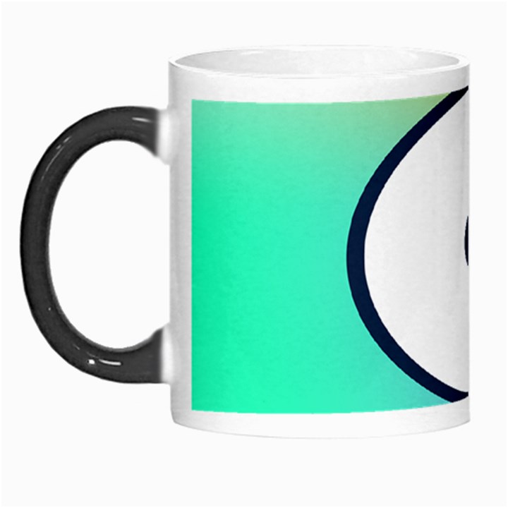 Illustrated Circle Round Polka Rainbow Morph Mugs