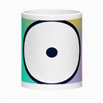 Illustrated Circle Round Polka Rainbow Morph Mugs Center