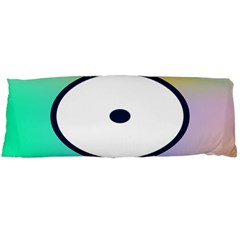 Illustrated Circle Round Polka Rainbow Body Pillow Case (dakimakura) by Mariart