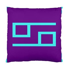 Illustrated Position Purple Blue Star Zodiac Standard Cushion Case (two Sides) by Mariart