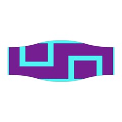 Illustrated Position Purple Blue Star Zodiac Stretchable Headband