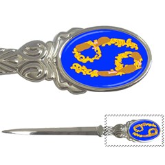 Illustrated 69 Blue Yellow Star Zodiac Letter Openers by Mariart