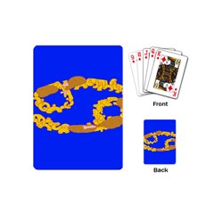 Illustrated 69 Blue Yellow Star Zodiac Playing Cards (mini)  by Mariart