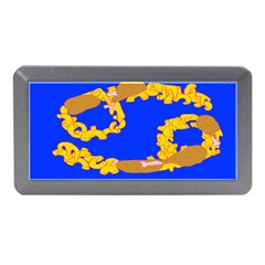 Illustrated 69 Blue Yellow Star Zodiac Memory Card Reader (mini) by Mariart