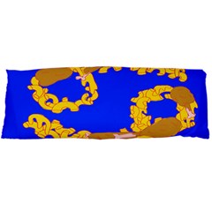 Illustrated 69 Blue Yellow Star Zodiac Body Pillow Case Dakimakura (two Sides) by Mariart