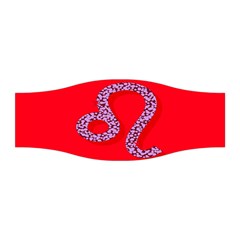 Illustrated Zodiac Red Purple Star Polka Dot Stretchable Headband