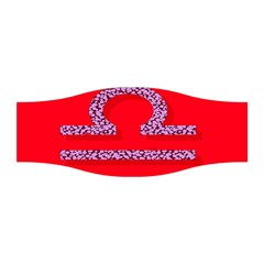 Illustrated Zodiac Red Purple Star Polka Stretchable Headband