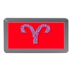 Illustrated Zodiac Red Star Purple Memory Card Reader (mini) by Mariart