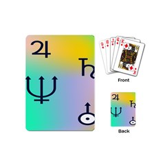 Illustrated Zodiac Star Playing Cards (mini)  by Mariart