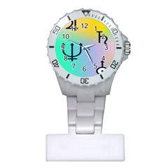 Illustrated Zodiac Star Plastic Nurses Watch by Mariart