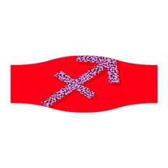 Illustrated Zodiac Star Red Purple Stretchable Headband