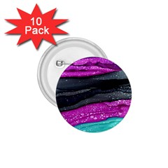 Green Pink Purple Black Stone 1 75  Buttons (10 Pack) by Mariart