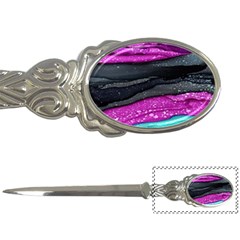 Green Pink Purple Black Stone Letter Openers