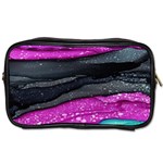 Green Pink Purple Black Stone Toiletries Bags 2-Side Front