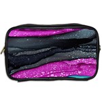 Green Pink Purple Black Stone Toiletries Bags 2-Side Back