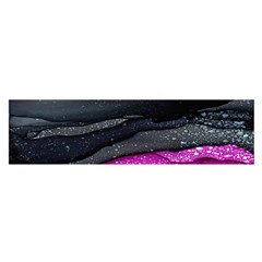 Green Pink Purple Black Stone Satin Scarf (oblong) by Mariart