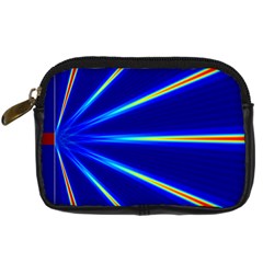 Light Neon Blue Digital Camera Cases by Mariart