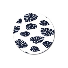 Leaf Summer Tech Magnet 3  (round) by Mariart