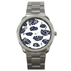 Leaf Summer Tech Sport Metal Watch by Mariart