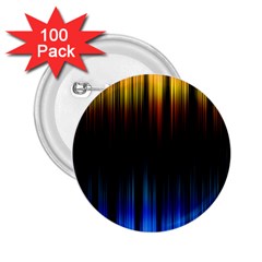 Light Orange Blue 2.25  Buttons (100 pack) 