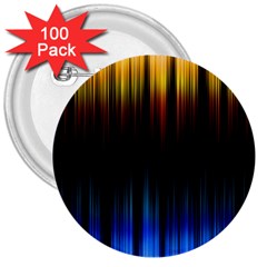 Light Orange Blue 3  Buttons (100 pack) 