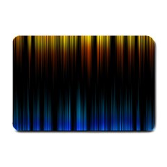 Light Orange Blue Small Doormat  by Mariart