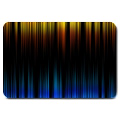 Light Orange Blue Large Doormat 