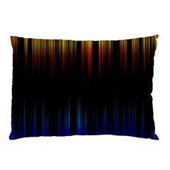 Light Orange Blue Pillow Case