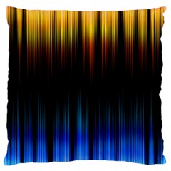 Light Orange Blue Large Cushion Case (Two Sides)