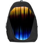 Light Orange Blue Backpack Bag Front