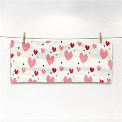 Love Heart Pink Polka Valentine Red Black Green White Cosmetic Storage Cases by Mariart