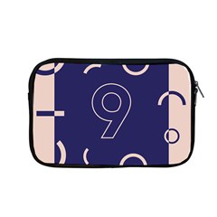 Number 9 Blue Pink Circle Polka Apple Macbook Pro 13  Zipper Case by Mariart