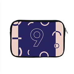 Number 9 Blue Pink Circle Polka Apple Macbook Pro 15  Zipper Case by Mariart