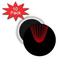 Normal Field Of An Elliptic Paraboloid Red 1 75  Magnets (10 Pack)  by Mariart