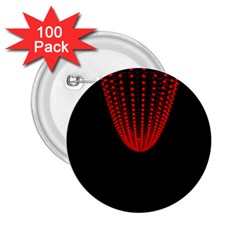 Normal Field Of An Elliptic Paraboloid Red 2 25  Buttons (100 Pack)  by Mariart