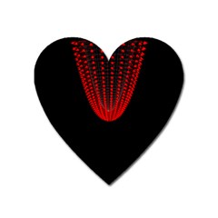 Normal Field Of An Elliptic Paraboloid Red Heart Magnet by Mariart