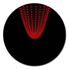 Normal Field Of An Elliptic Paraboloid Red Magnet 5  (round) by Mariart