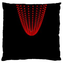 Normal Field Of An Elliptic Paraboloid Red Large Cushion Case (one Side) by Mariart