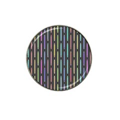 Pencil Stationery Rainbow Vertical Color Hat Clip Ball Marker by Mariart