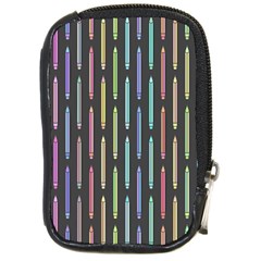 Pencil Stationery Rainbow Vertical Color Compact Camera Cases by Mariart