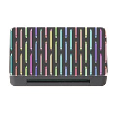 Pencil Stationery Rainbow Vertical Color Memory Card Reader With Cf by Mariart